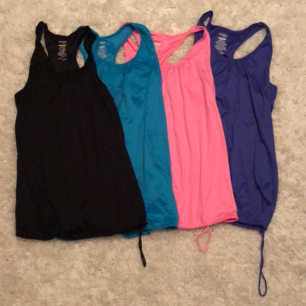 Bundle of 4! loose workout racerback tank tops
